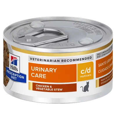 Hill's Prescription Diet Feline C/D Chicken and Vegetable Stew, 82 g