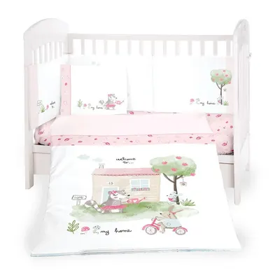 Set lenjerie de pat 6 piese Kikka My Home 60x120 cm