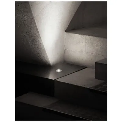 Lampa trepte PASSAGIO Alb Aluminiu, Driver Included LED Chip Cree 2 Wat 80Lm 100-240 Volt 50Hz 3000K Beam 49 degrees -IP54