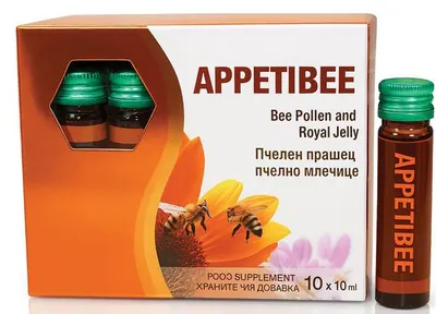 AppetiBee, portocală, 10 flacoane, Vita Sanus