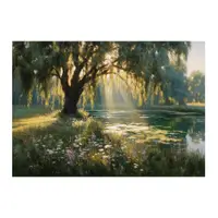 Tablou 113x85 cm Sunlit Willow – Styler