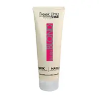 Masca cu pigment neutralizant Blond Blush Roz, 250ml, Sleek Line