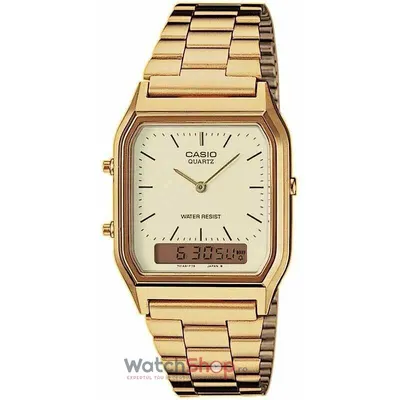 Ceas Casio Retro AQ-230GA-9D Gold