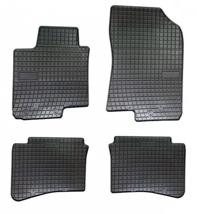 Set covorase auto din cauciuc Hyundai I20 II, III 2014-, presuri FROGUM, negre, 4 buc.