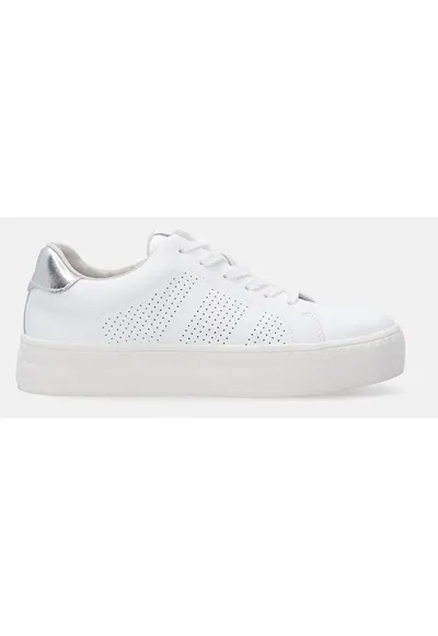 Pantofi sport din piele naturala - cu perforatii