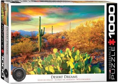 Puzzle Eurographics din 1000 de piese - Culori in desert