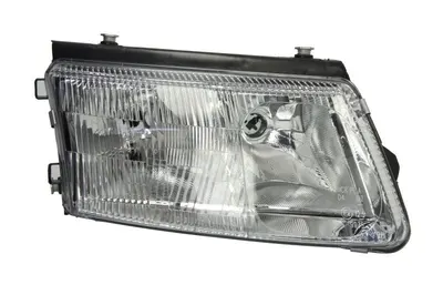 Far dreapta potrivit VW PASSAT 1996-2000 - (H1/H7, manual, fundal argintiu)