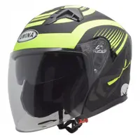 Casca moto semi-integrala Jk528, culoare negru galben mat, marime L