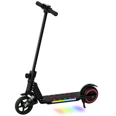 SPORTNOW Trotinetă electrică pentru copii 6-14 ani scooter electric pliabil pentru copii viteză maximă 14 km/h aluminiu negru | Aosom Romania