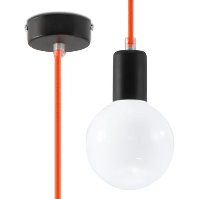 Lampa suspendata EDISON orange