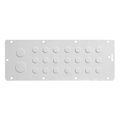 Flansa cu perforatii predec. 310x96mm 21xM16+1xM32+1xM25