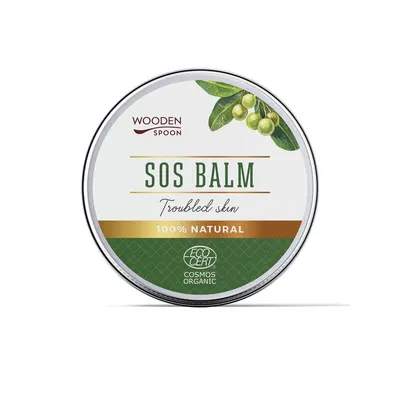 Balsam cu oxid de zinc pentru piele cu probleme ecologic 60ml Wooden Spoon