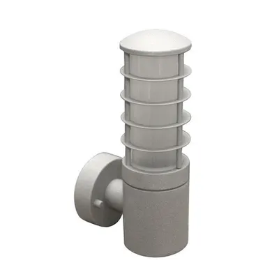 Aplica aluminiu cilindrica cu grilaj IP44 nE27 ngri DIM. D (mm)n65