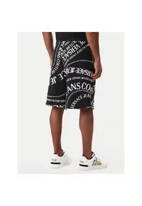 Pantaloni sport barbati - bumbac - alb - negru