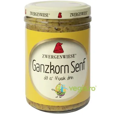 Mustar cu Boabe Intregi Fara Gluten Ecologic/Bio 160g