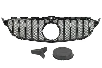 Grila radiator GT-R style, negru lucios potrivit MERCEDES C-KLASA W205 12.13-12.18