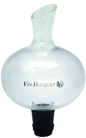 Mini decantor din sticla Vin Bouquet - 2 în 1