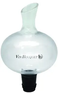 Mini decantor din sticla Vin Bouquet - 2 în 1