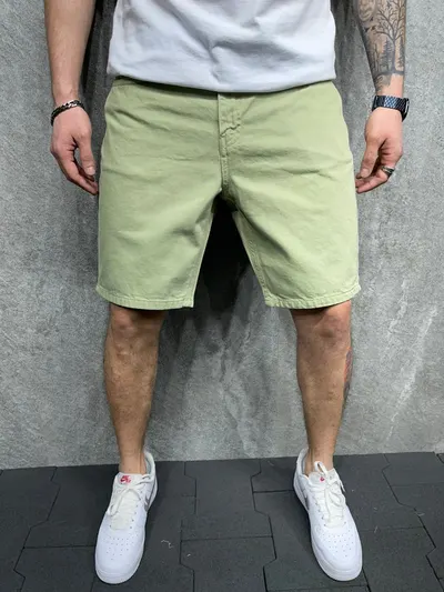 Pantaloni Scurti Clasic Green Psas53(8108) (mărime: 31)