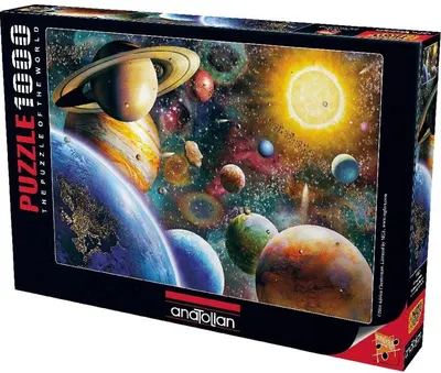Puzzle Anatolian din 1000 de piese - Planets in Space, Adrian Chesterman