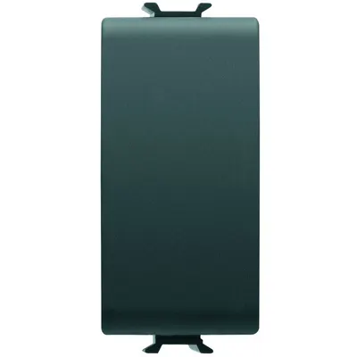 Intrerupator cap cruce 1 modul Gewiss Chorus GW12091, negru satin