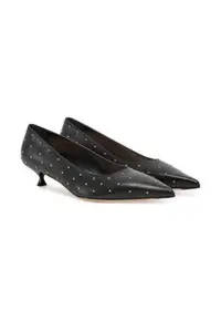 Pantofi dama Lenor Studs - piele naturala - negru -