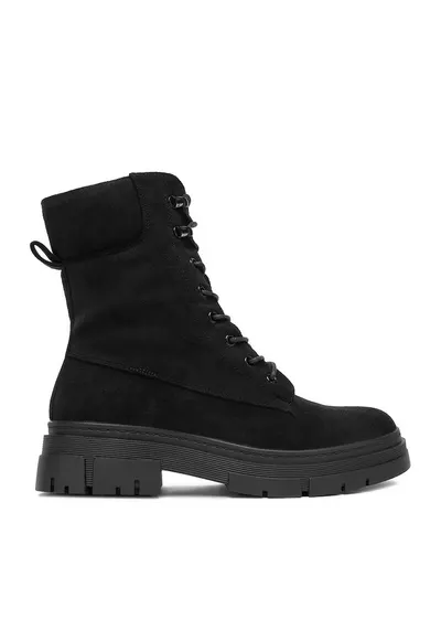 Botine dama HX22002-31 - Textil - Negru