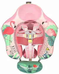 Centură de înot pentru bebeluși Mambobaby – Flamingo, până la 15 kg