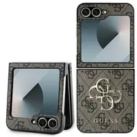 Husă Guess - Metal Logo, Galaxy Z Flip 6, maro