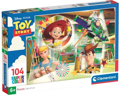 Puzzle pentru copii Clementoni din 104 piese - Jocul de jucărie