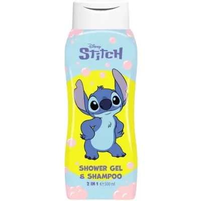 Gel Dus si Sampon 2 in 1 Air Val Stitch, 500 ml