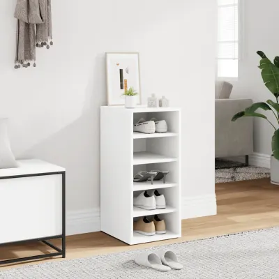 vidaXL Pantofar, alb, 31,5x35x70 cm, PAL