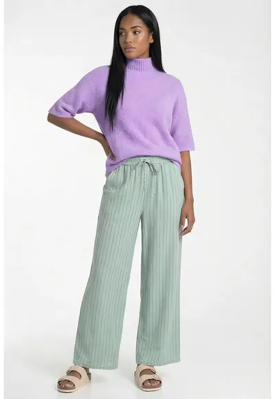 Pantaloni dama M1323 - Poliester - Verde menta