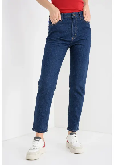 Blugi mom-fit Noe - Bleumarin