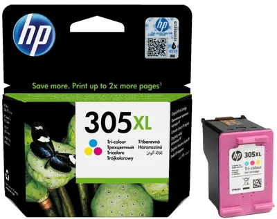 Cartuș de cerneală HP - 305XL, pentru DeskJet 27xx/41xx/Envy 6000, tricolor