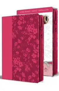 Biblia Reina Valera 1960 Letra Grande. S�mil Piel Fucsia, Cremallera, Indice, Tama�o Manual / Spanish Bible Rvr 1960. Handy Size, Large Print, Leather