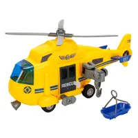 Elicopter de interventie cu lumini si sunete, Cool Machines, 1:16, Galben