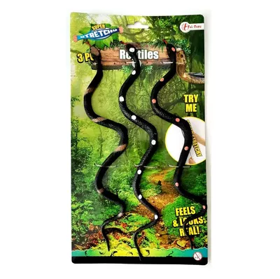 Set 3 serpi cauciuc elastici Ttoys
