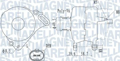 Alternator (14v, 90a) Potrivit Seat Cordoba, Ibiza Iii, Ibiza Iv, Ibiza Iv Sc; Skoda Fabia I, Fabia I Praktik, Fabia Ii, Roomster; Vw Polo, Polo Iv 1.4d 1.9d 10.01