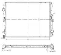 Radiator motor potrivit MERCEDES CLS (C257), E (A238), E (C238), E (W213), E ALL-TERRAIN (S213), E T-MODEL (S213), EQC (N293), ESPRINTER (B910), EVITO (W447) 1.7D-Electric