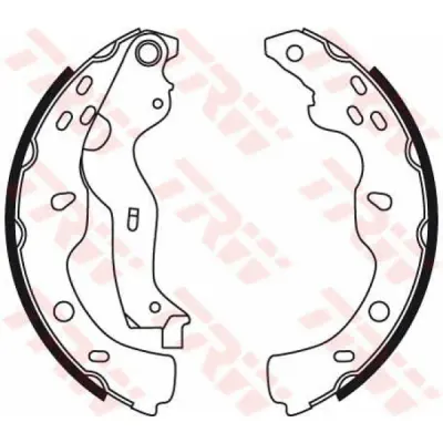 Set saboti frana TRW GS8743