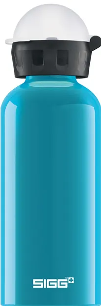 Sticlă pentru copii Sigg KBT - Waterfall, albastru, 0.4 L