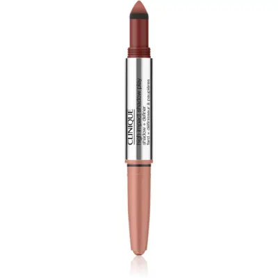 Clinique High Impact™ Shadow Play creion pentru ochi duo culoare Strawberry + Chocolate 1.9 g