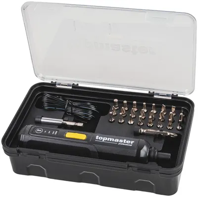 Șurubelniță fără fir Top Master - Compact, cu sfaturi