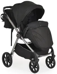 Cărucior combinat 3 în 1 Cangaroo - Unique, Carbon Black