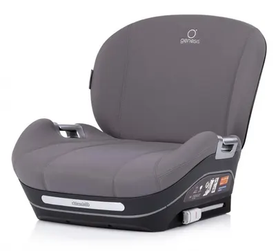 Scaun auto Chipolino - Genesis, IsoFix, i-Size, 125-150 cm, gri închis