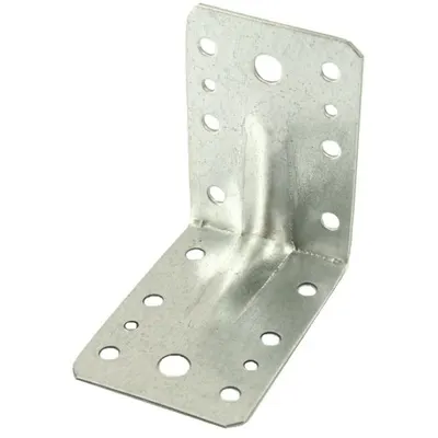 Coltar din Metal Perforat, 90 x 90 x 65 mm, Argintiu