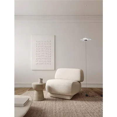 Lampa podea OLEA Touch Dimabil Nisipiu Alb Aluminiu LED 16 Wat 220-240Volt 518Lm 3000K IP20