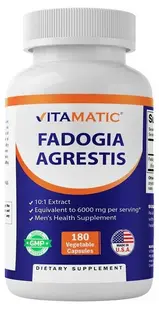 Fadogia Agrestis, 600 mg, 180 capsule, Vitamatic