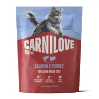 Carnilove Active Cat Dry Salmon & Turkey Adult Large Breeds 400 g